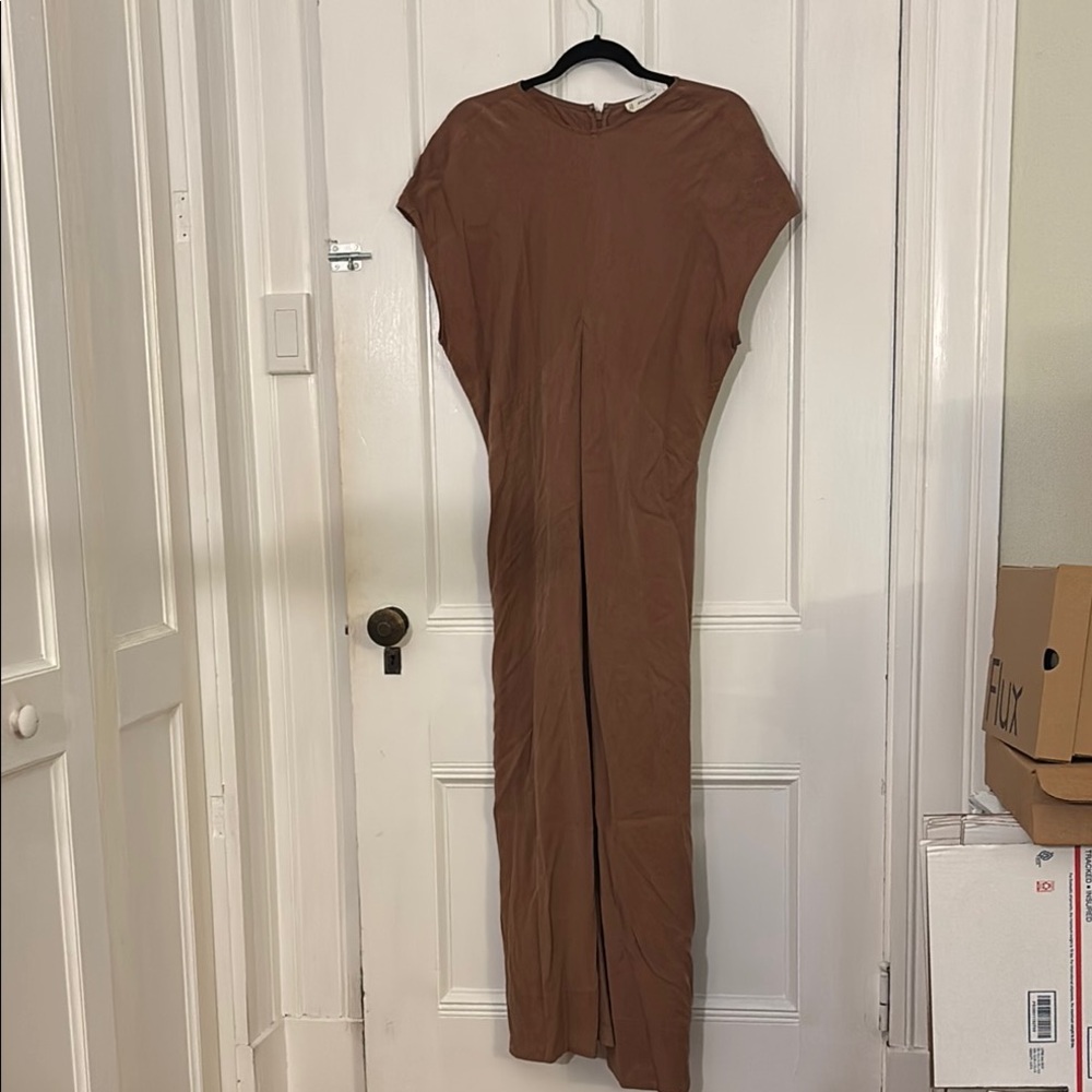 Everlane Brown Dolman Sleeve Maxi Dress